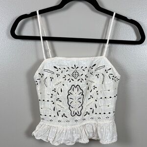 H&M XS Embroidered Camisole